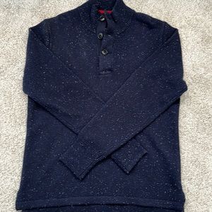 Relwen 3 button Donegal sweater